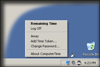 ComputerTime Menu