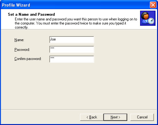 Profile Wizard