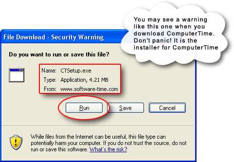 Screenshot of browser download window.